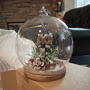 Mackenzie Childs Owl Cloche ornament